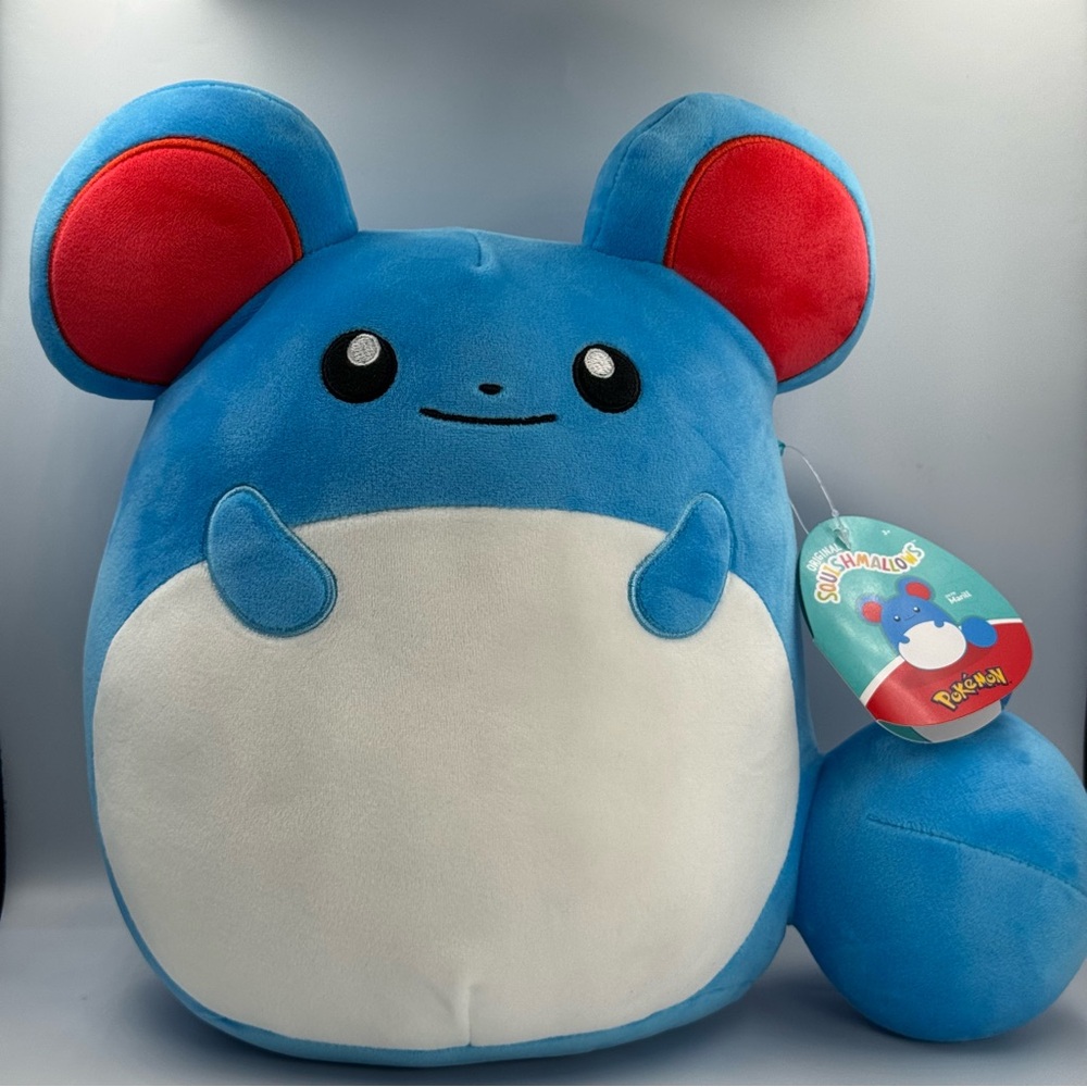 Marill 12 inch Pokémon Pokemon Jazwares Squishmallows New Mouse Blue Kawaii